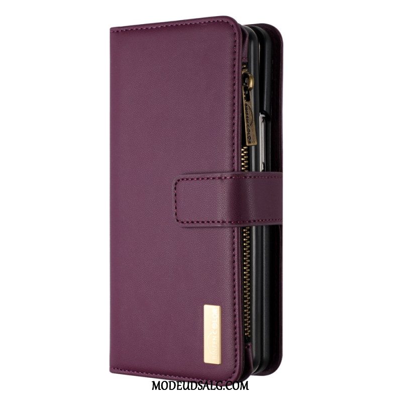 Læder Cover Samsung Galaxy Z Fold 6 Telefon Etui Binfen Pung