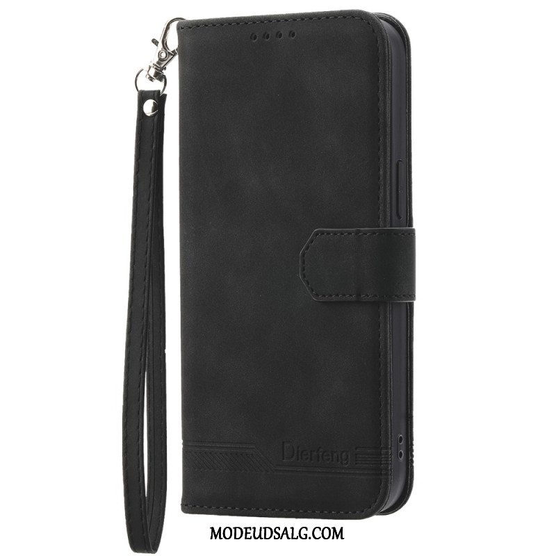 Læder Cover Samsung Galaxy Z Fold 6 Telefon Etui Dierfeng