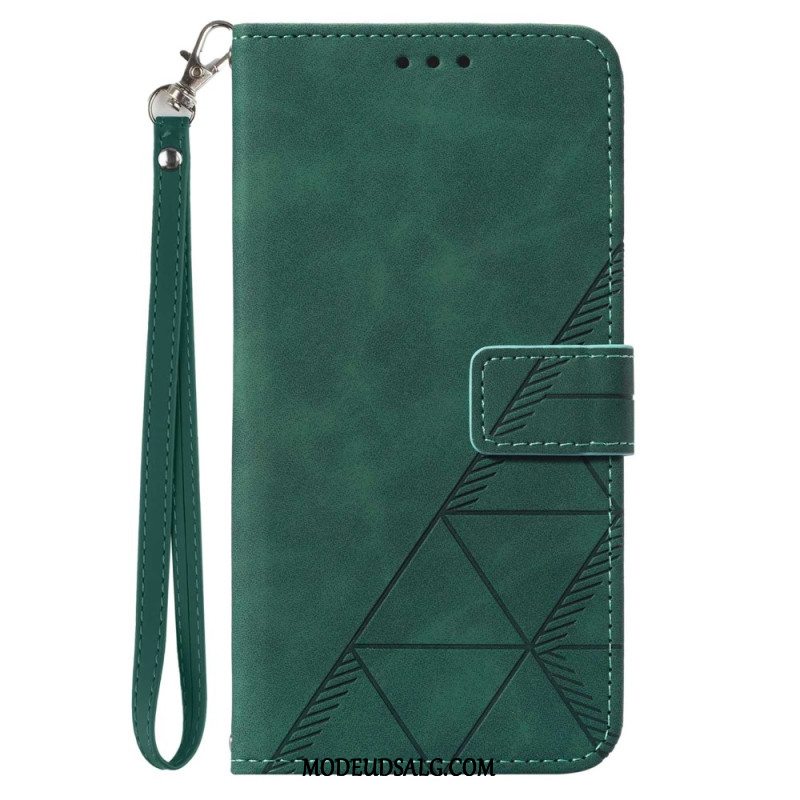 Læder Cover Samsung Galaxy Z Fold 6 Telefon Etui Remtrekanter