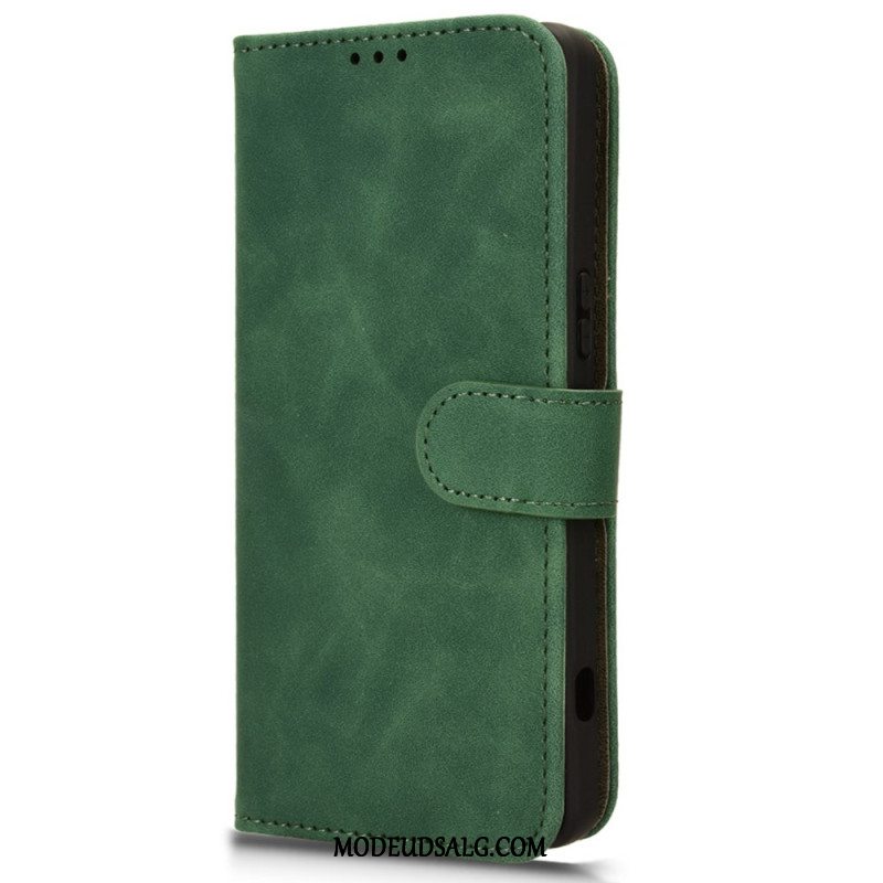 Læder Cover Sony Xperia 1 Vi Telefon Etui Ruskindseffekt