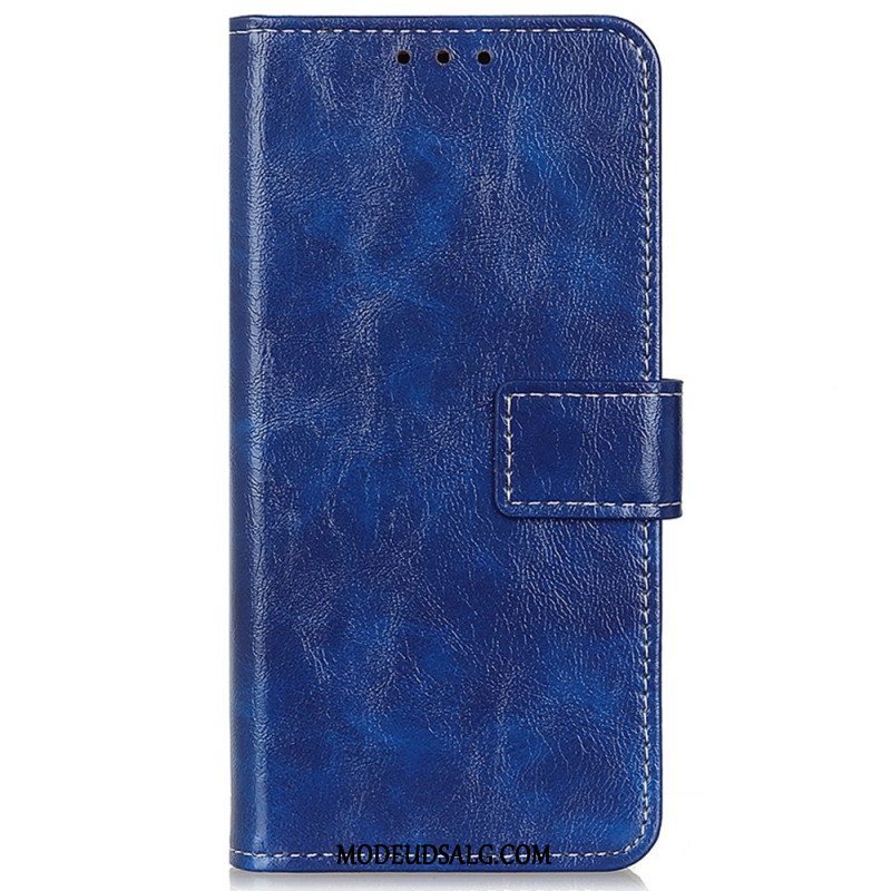 Læder Cover Sony Xperia 10 Vi Telefon Etui Skinnende Kunstlæder