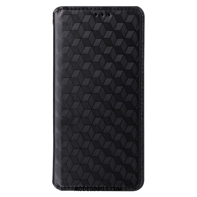 Læder Cover Xiaomi 14 Telefon Etui 3d Kuber