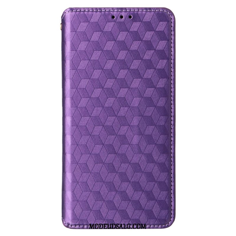 Læder Cover Xiaomi 14 Telefon Etui 3d Kuber