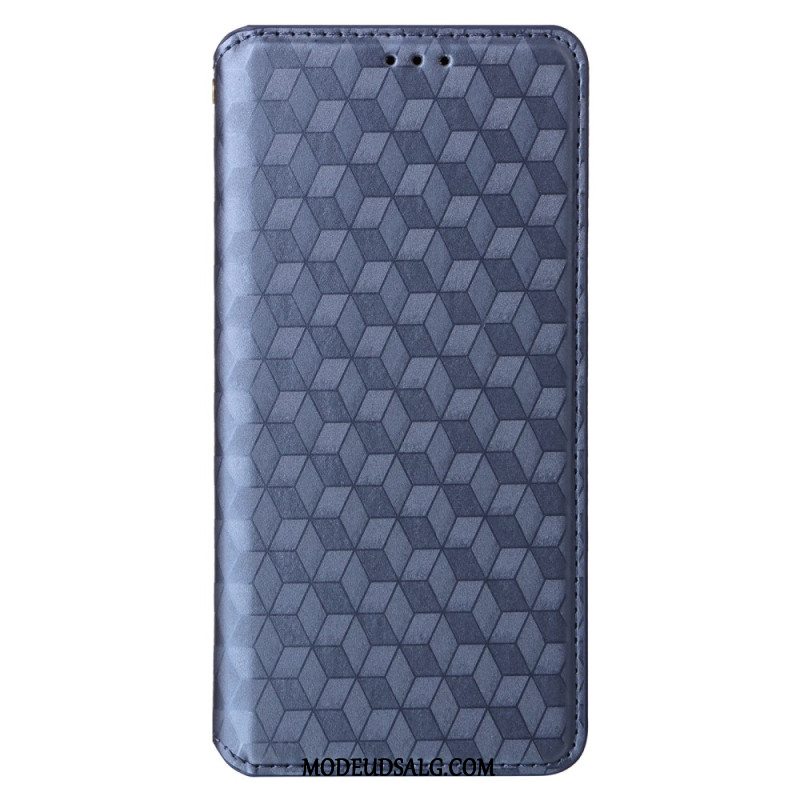 Læder Cover Xiaomi 14 Telefon Etui 3d Kuber