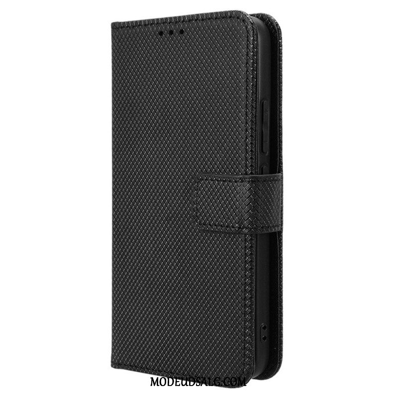 Læder Cover Xiaomi 14 Telefon Etui Prikket Tekstur