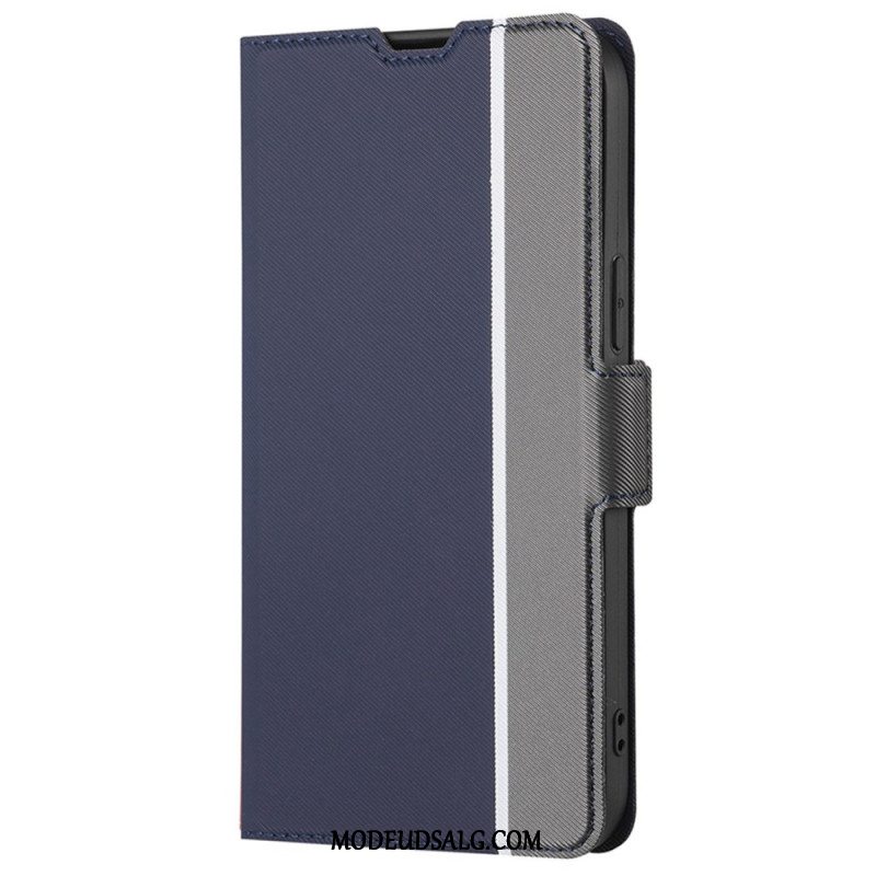 Læder Cover Xiaomi 14 Telefon Etui Ultra Fin To-tone