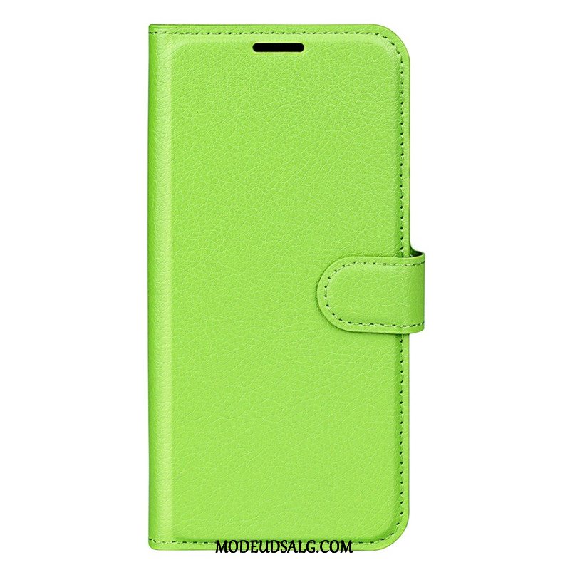 Læder Cover Xiaomi 14t Pro Telefon Etui Litchi Kunstlæder