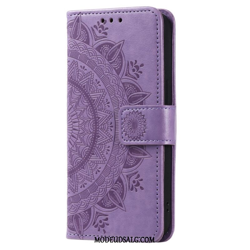 Læder Cover Xiaomi 14t Telefon Etui Mandala Søn