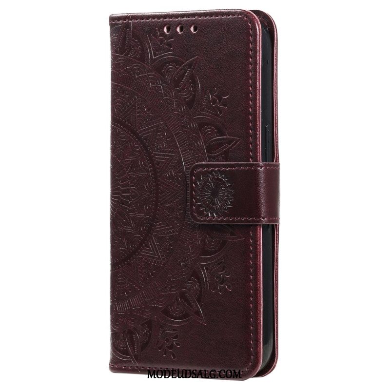 Læder Cover Xiaomi 14t Telefon Etui Mandala Søn