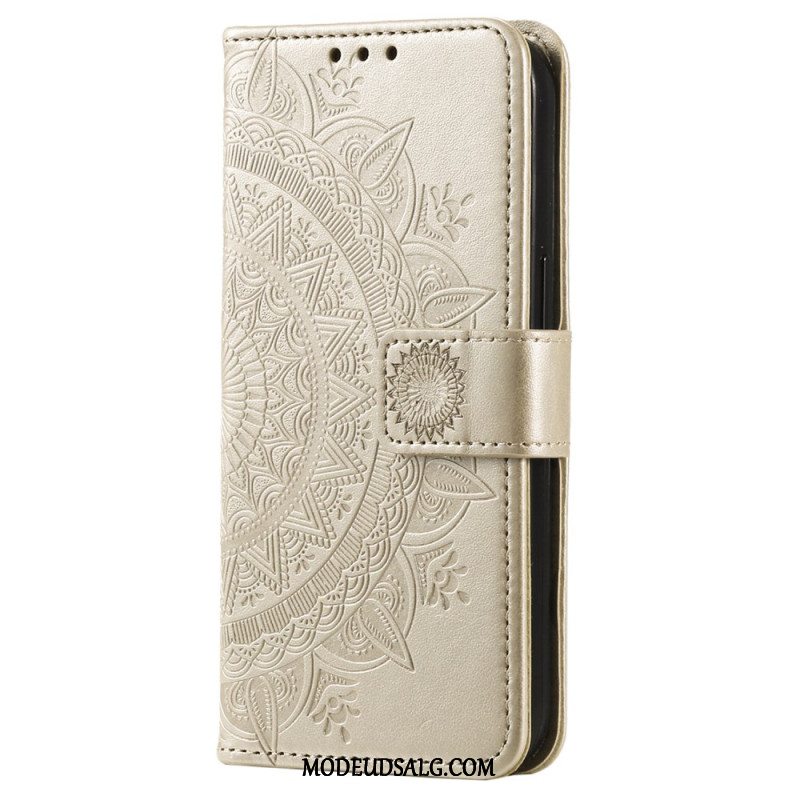 Læder Cover Xiaomi 14t Telefon Etui Mandala Søn