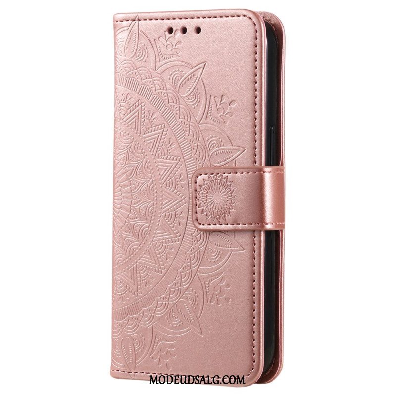 Læder Cover Xiaomi 14t Telefon Etui Mandala Søn