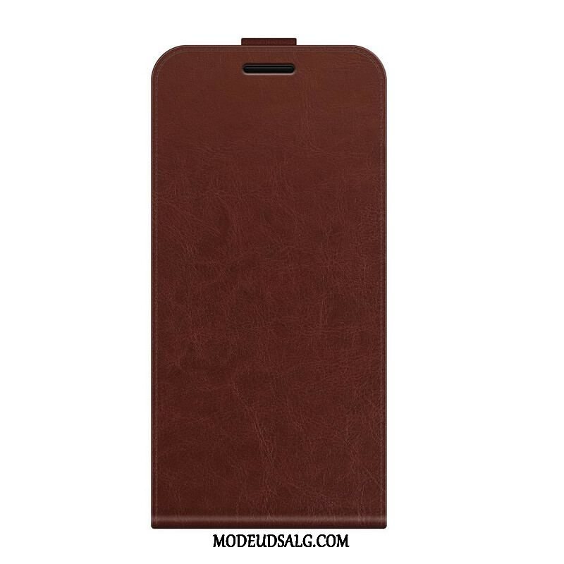 Læder Cover Xiaomi Redmi Note 10 5G Flip Cover Lodret Klap