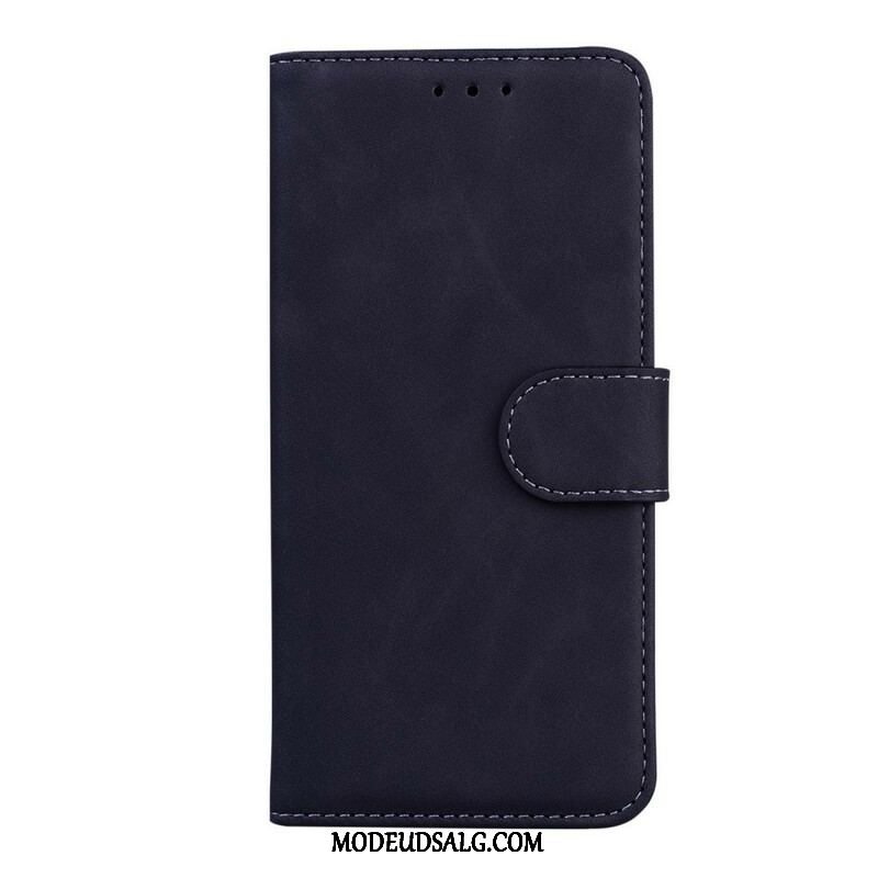 Læder Cover Xiaomi Redmi Note 10 5G Vintage Syning