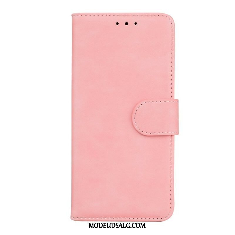 Læder Cover Xiaomi Redmi Note 10 5G Vintage Syning