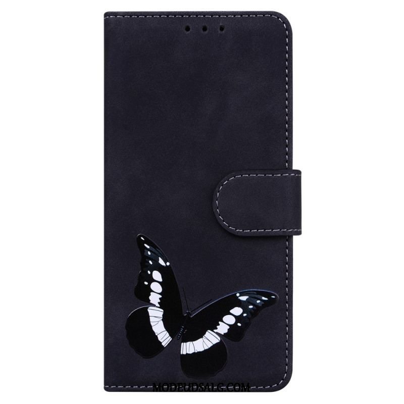 Læder Cover Xiaomi Redmi Note 10 Pro Skin-touch Butterfly