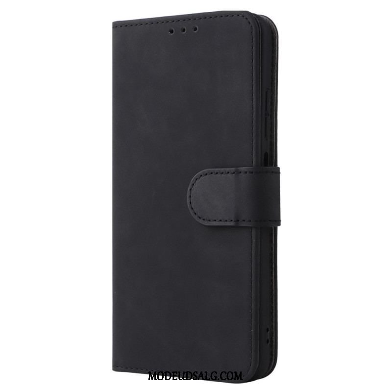 Læder Cover Xiaomi Redmi Note 11 / 11S Skin-touch Med Snor