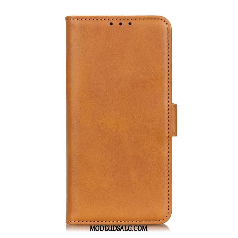 Læder Cover Xiaomi Redmi Note 11 Pro / 11 Pro 5G Flip Cover Dobbelt Klap