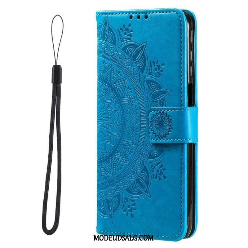 Læder Cover Xiaomi Redmi Note 11 Pro / 11 Pro 5G Sol Mandala