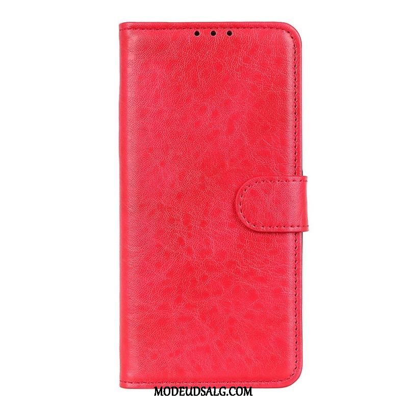 Læder Cover Xiaomi Redmi Note 11 Pro / 11 Pro 5G Tekstureret Kunstlæder