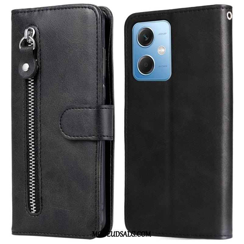 Læder Cover Xiaomi Redmi Note 12 5G Pung