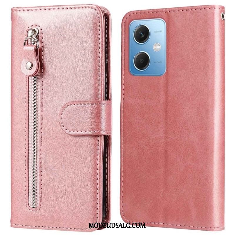 Læder Cover Xiaomi Redmi Note 12 5G Pung