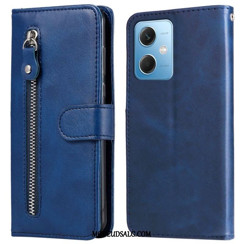 Læder Cover Xiaomi Redmi Note 12 5G Pung