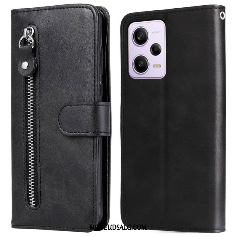 Læder Cover Xiaomi Redmi Note 12 Pro Pung