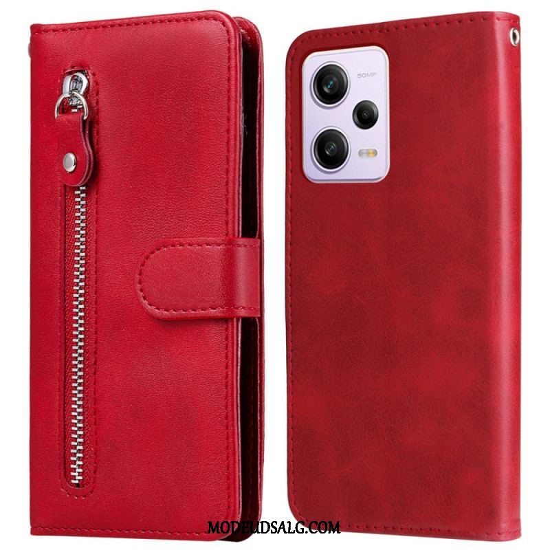 Læder Cover Xiaomi Redmi Note 12 Pro Pung