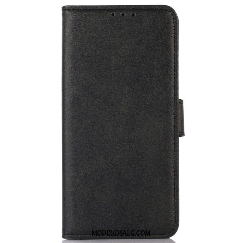 Læder Cover Xiaomi Redmi Note 13 4g Lædereffekt