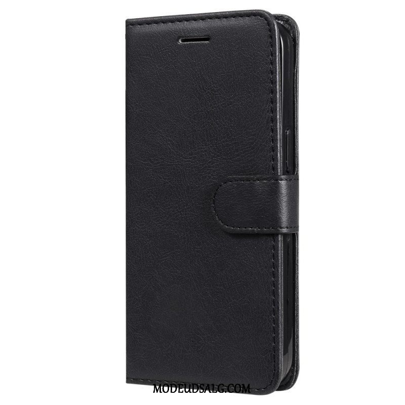 Læder Cover Xiaomi Redmi Note 13 4g Telefon Etui Forenet Med Rem