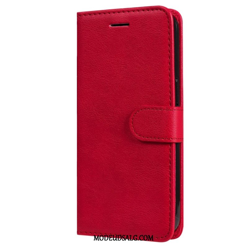 Læder Cover Xiaomi Redmi Note 13 4g Telefon Etui Forenet Med Rem