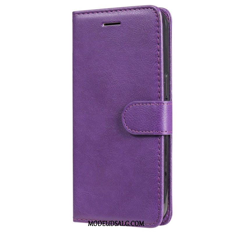 Læder Cover Xiaomi Redmi Note 13 4g Telefon Etui Forenet Med Rem