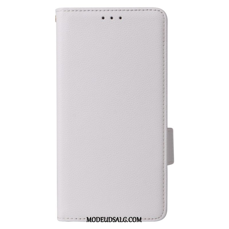 Læder Cover Xiaomi Redmi Note 13 5g Med Strap Wallet