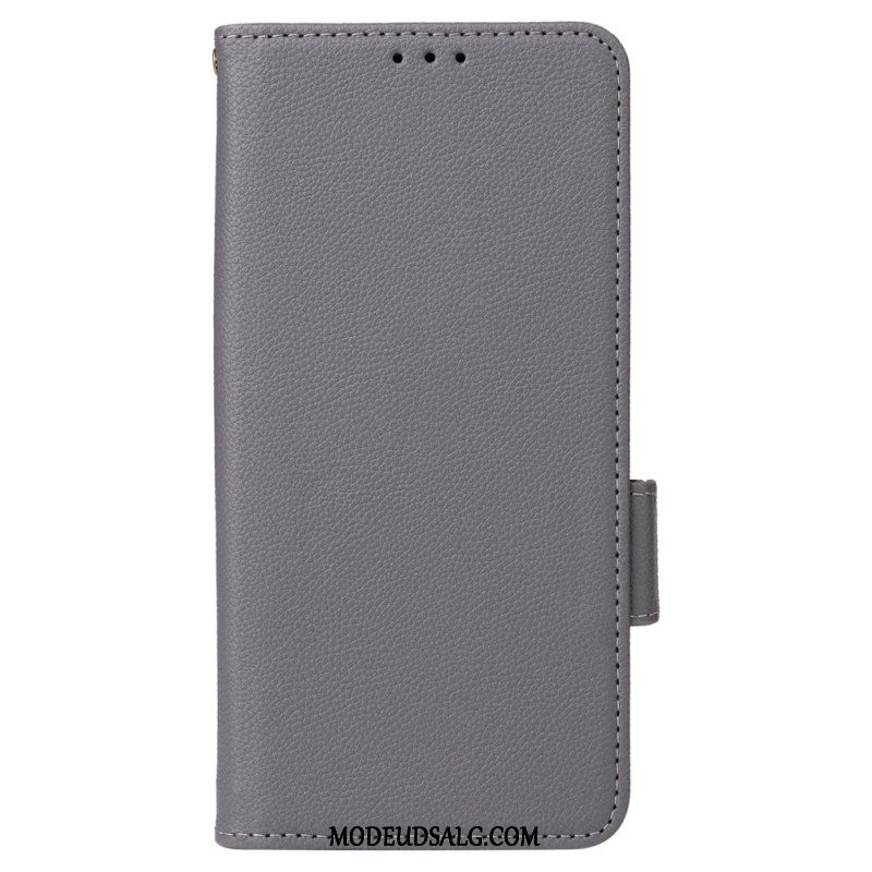 Læder Cover Xiaomi Redmi Note 13 5g Med Strap Wallet