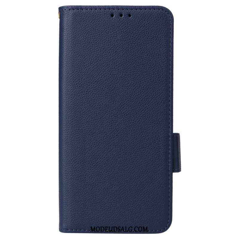 Læder Cover Xiaomi Redmi Note 13 5g Med Strap Wallet