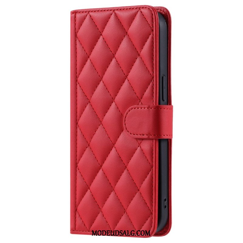 Læder Cover Xiaomi Redmi Note 13 5g Polstret Skulderrem