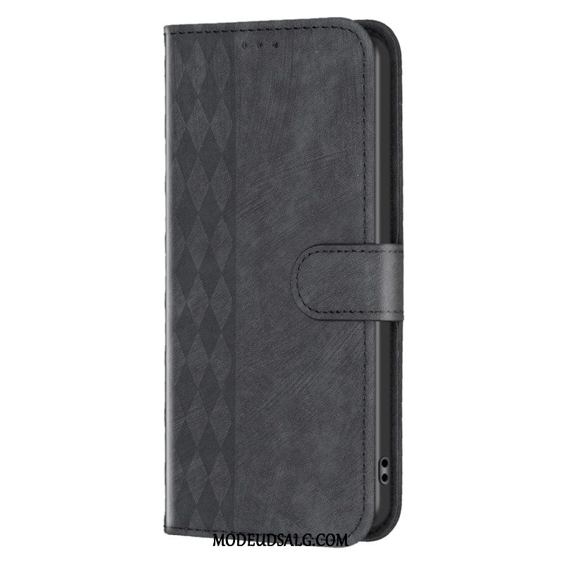 Læder Cover Xiaomi Redmi Note 13 5g Telefon Etui Diamantfrise