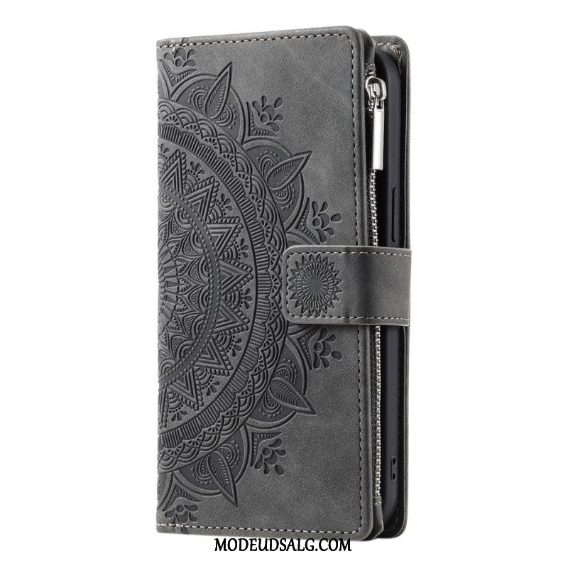 Læder Cover Xiaomi Redmi Note 13 5g Telefon Etui Mandala Stroppung