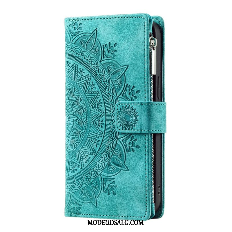 Læder Cover Xiaomi Redmi Note 13 5g Telefon Etui Mandala Stroppung