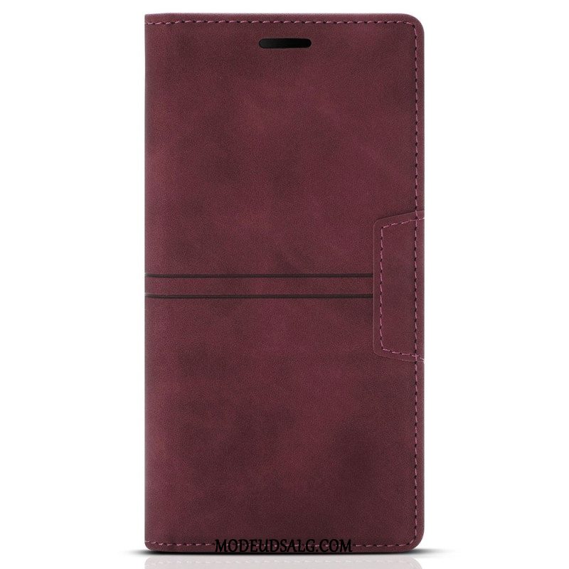 Læder Cover Xiaomi Redmi Note 13 5g Telefon Etui Stiliseret