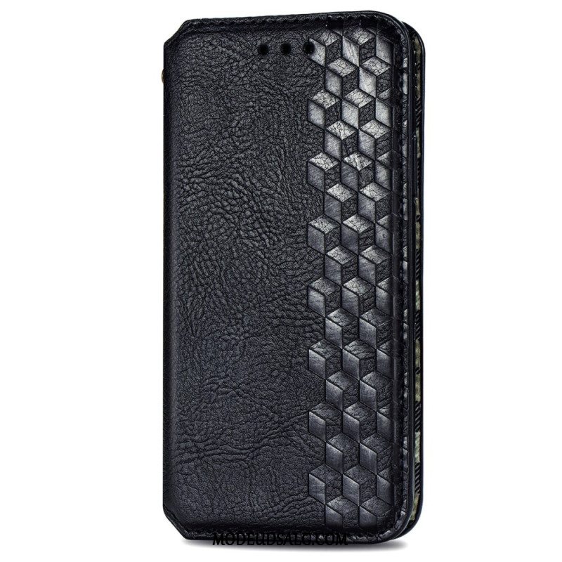 Læder Cover Xiaomi Redmi Note 13 5g Telefon Etui Vintage Lædereffekt Diamanter