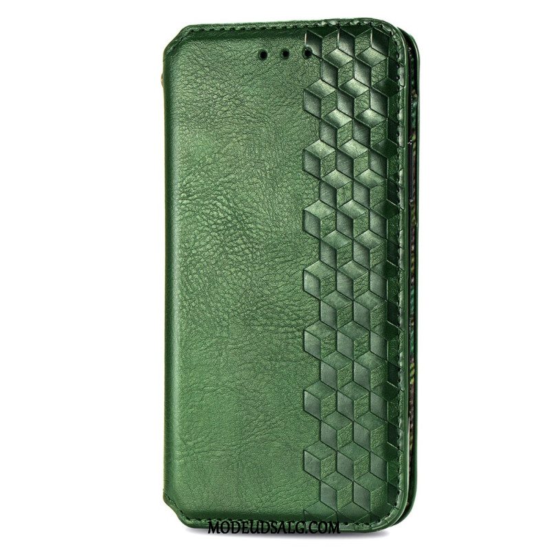 Læder Cover Xiaomi Redmi Note 13 5g Telefon Etui Vintage Lædereffekt Diamanter