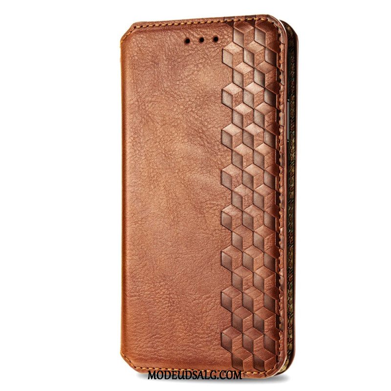 Læder Cover Xiaomi Redmi Note 13 5g Telefon Etui Vintage Lædereffekt Diamanter