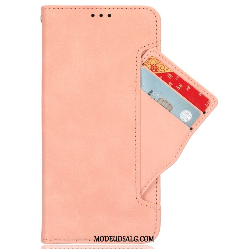 Læder Cover Xiaomi Redmi Note 13 Pro 4g Telefon Etui Multikort