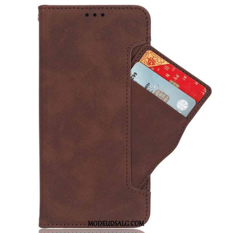 Læder Cover Xiaomi Redmi Note 13 Pro 4g Telefon Etui Multikort