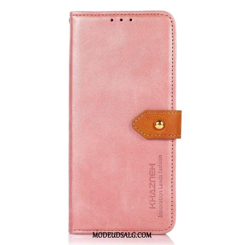 Læder Cover Xiaomi Redmi Note 13 Pro 5g Telefon Etui Khazneh