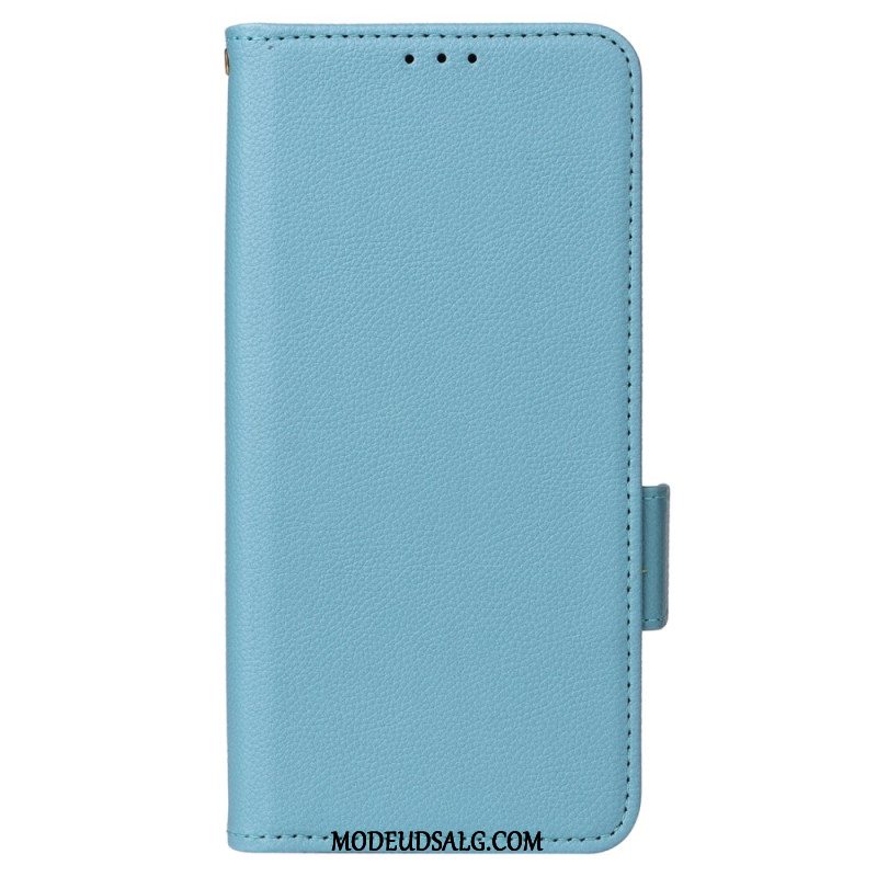 Læder Cover Xiaomi Redmi Note 13 Pro 5g Telefon Etui Klassisk Med Rem