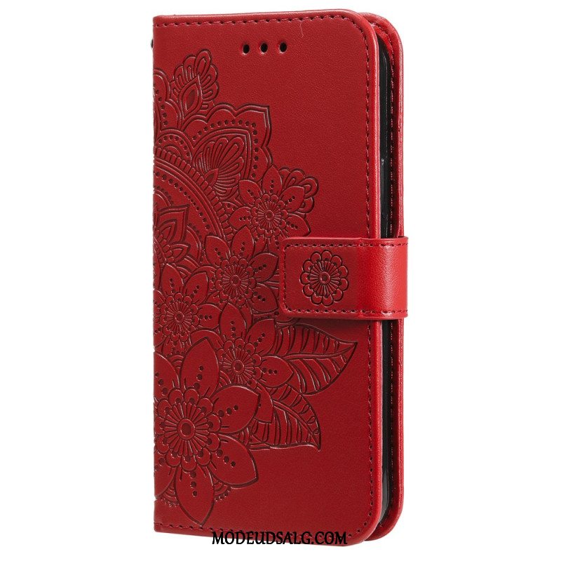 Læder Cover Xiaomi Redmi Note 13 Pro 5g Telefon Etui Mandala Med Snor