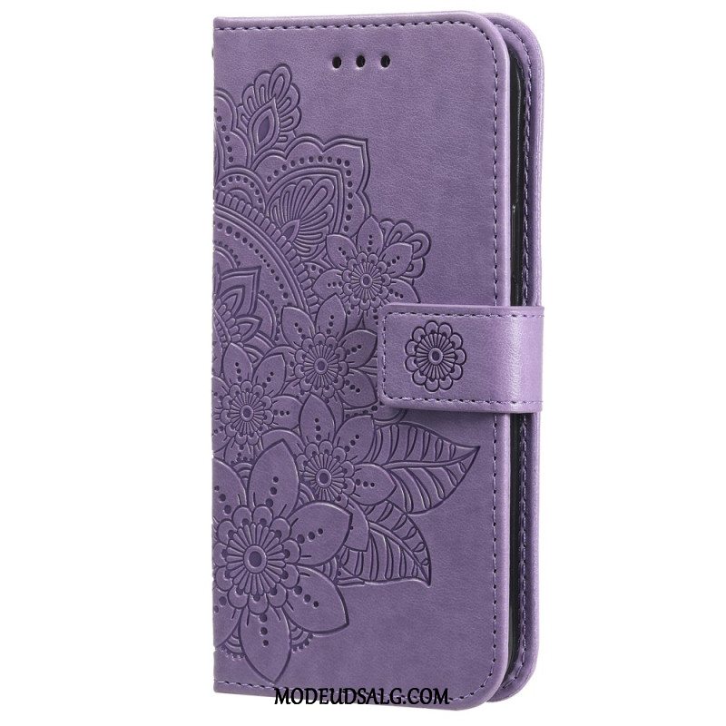 Læder Cover Xiaomi Redmi Note 13 Pro 5g Telefon Etui Mandala Med Snor