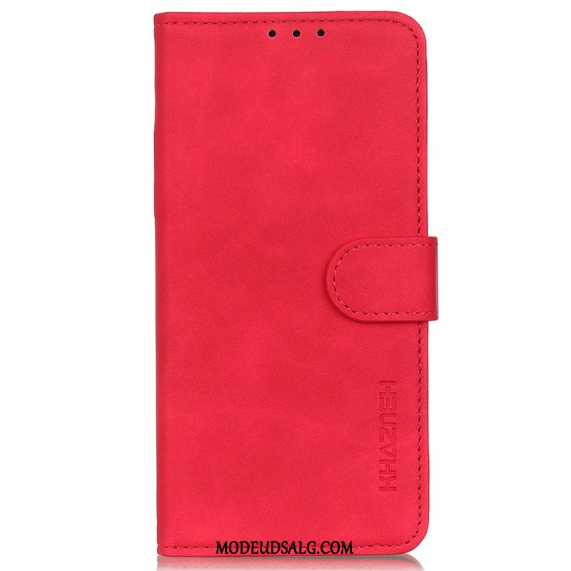 Læder Cover Xiaomi Redmi Note 13 Pro 5g Telefon Etui Retro Kunstlæder Khazneh